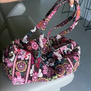 Vera Bradley Duffle bag WITH matching cosmetic bag